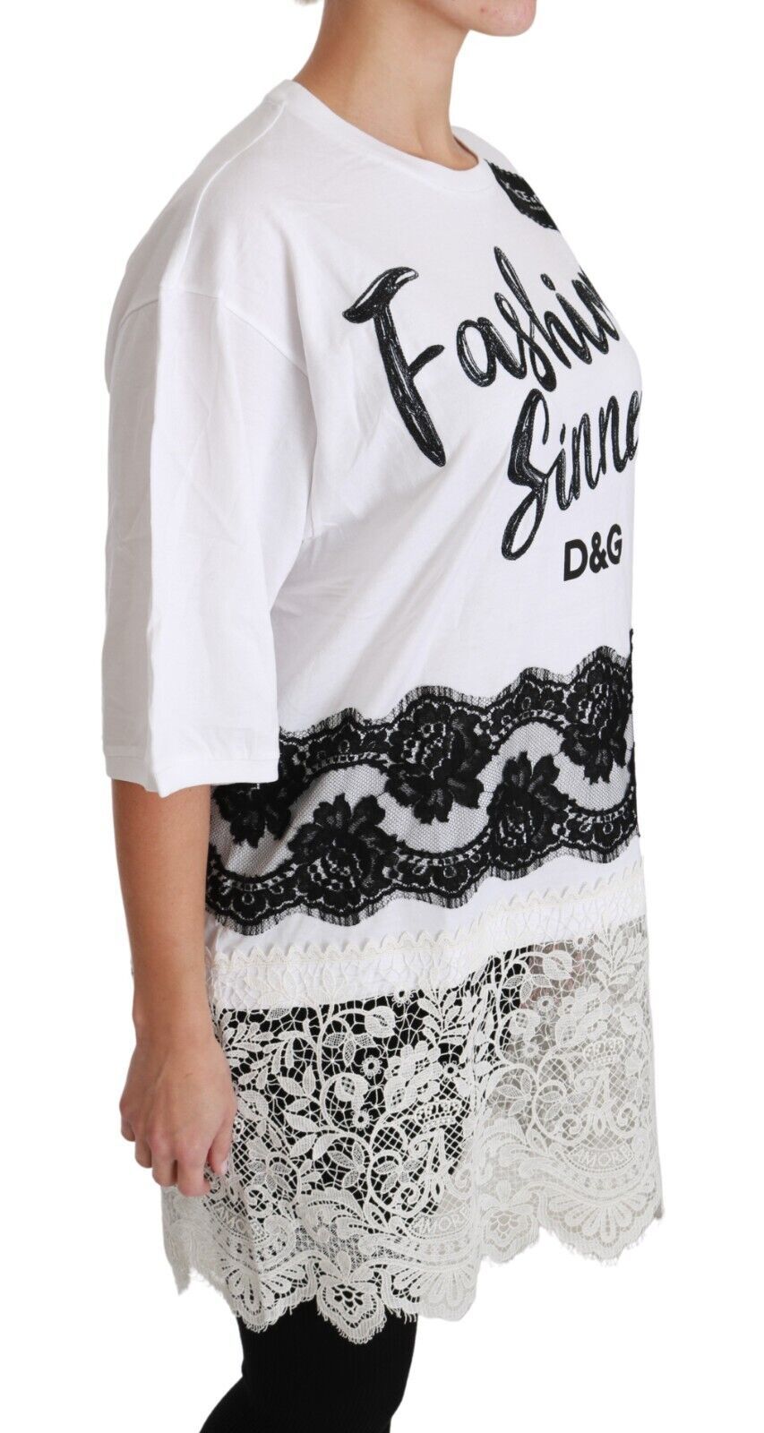 T-shirt oversize Dolce & Gabbana Chic DG Fashion Sinners