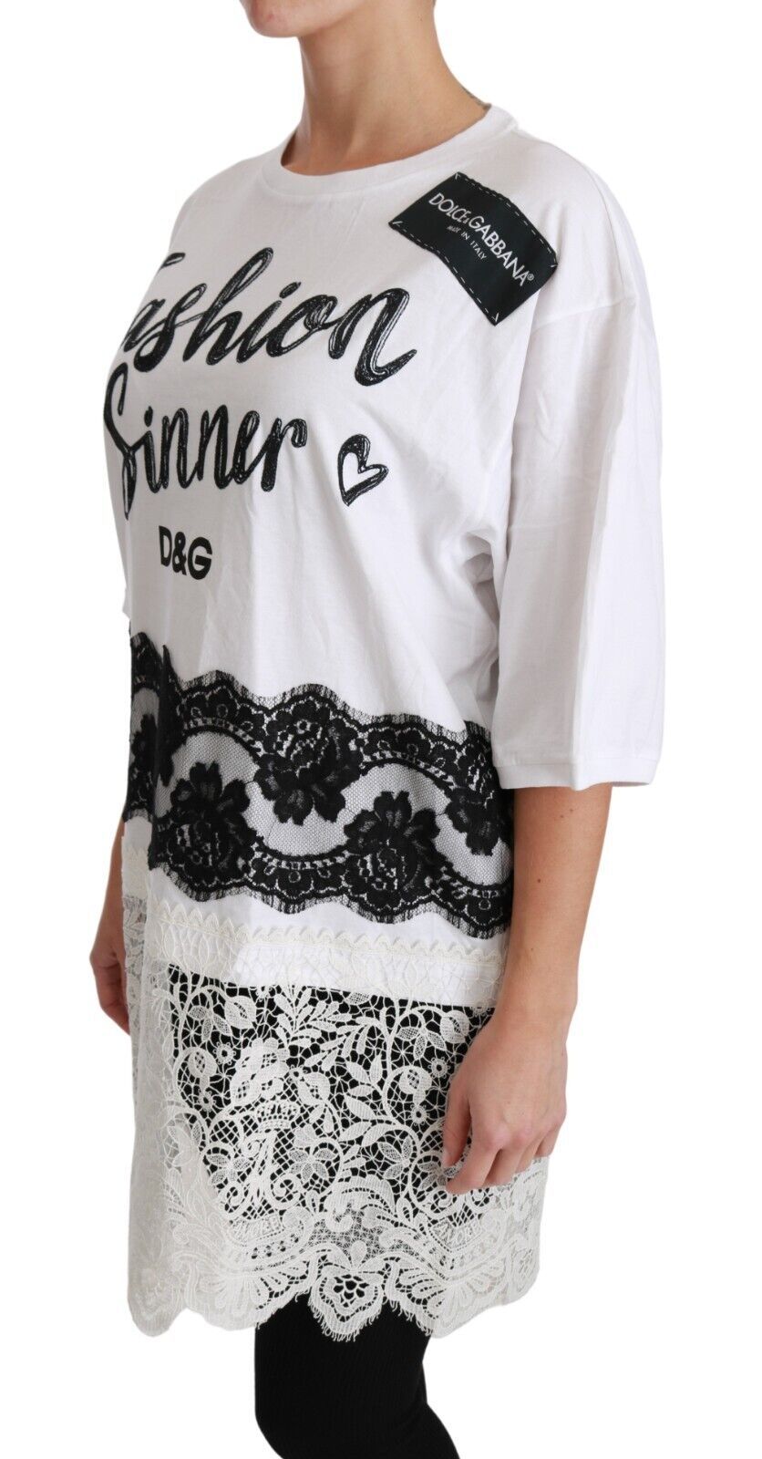 T-shirt oversize Dolce & Gabbana Chic DG Fashion Sinners