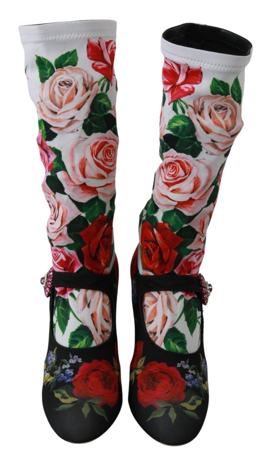 Bottes chaussettes à ornements floraux Dolce & Gabbana
