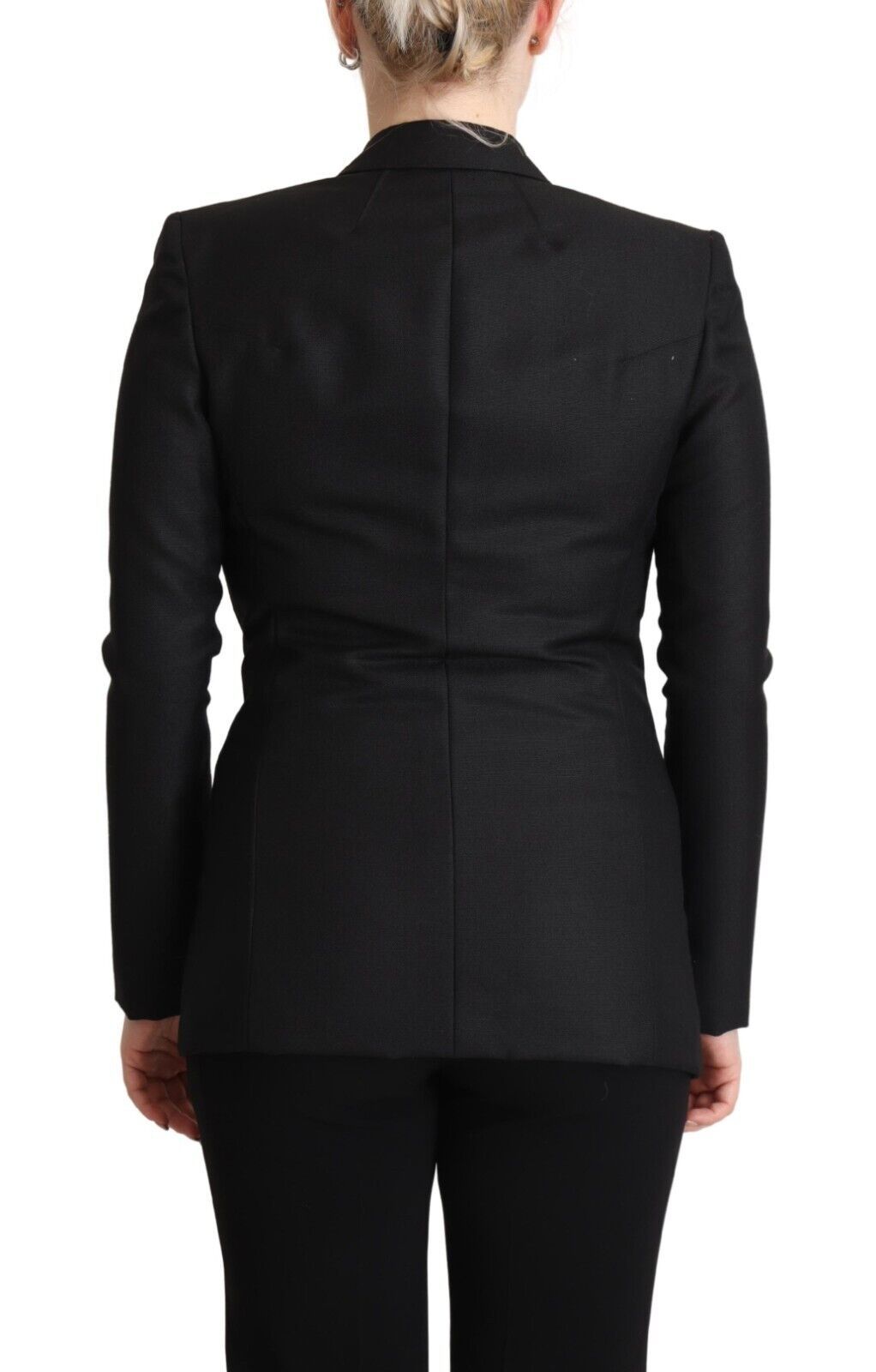 Costume National Élégant Blazer Noir Croisé