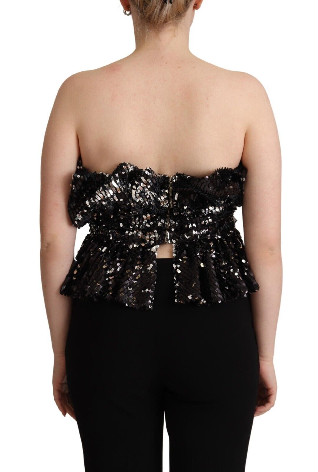 Haut bustier à paillettes élégant Aniye By