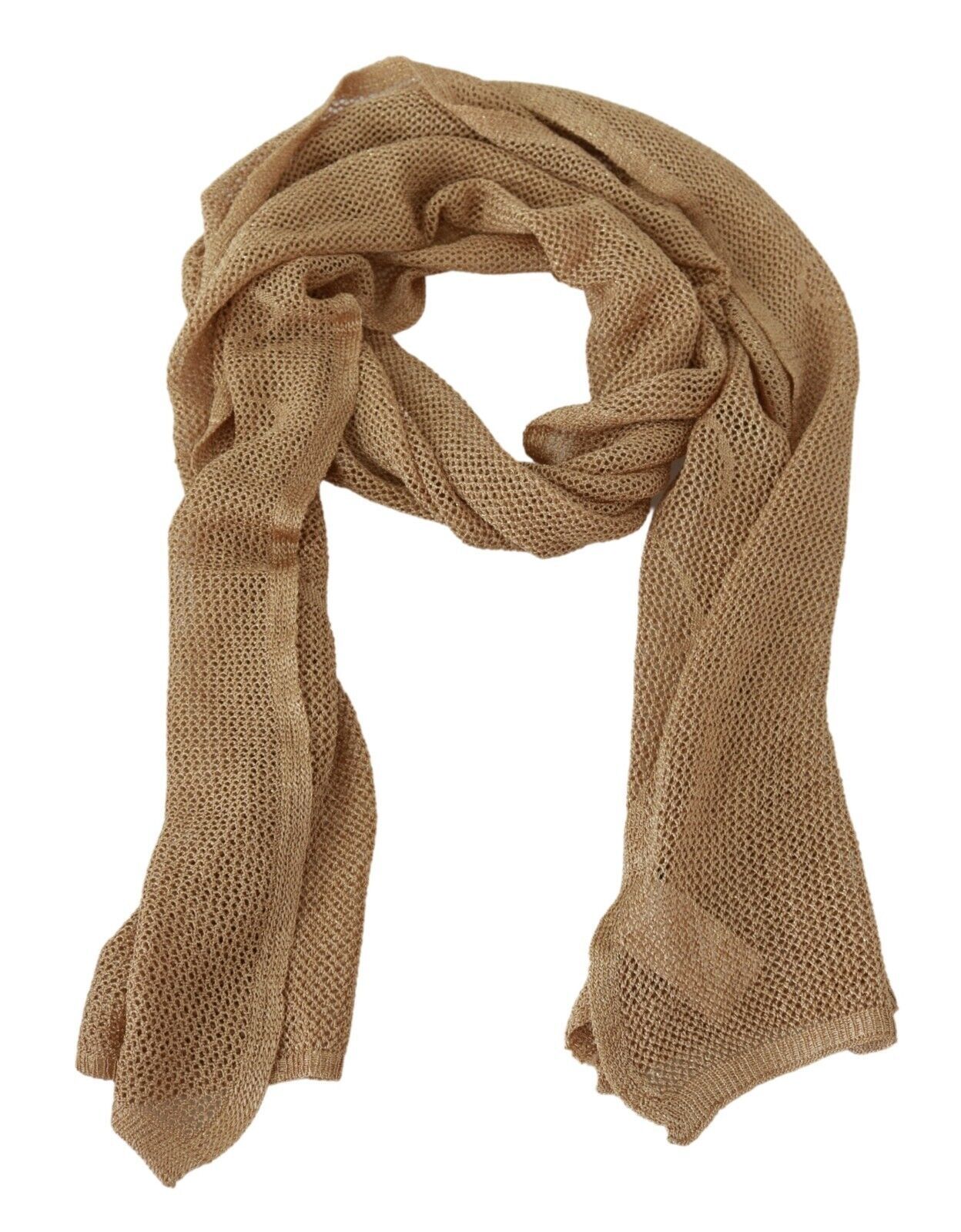 Écharpe châle marron élégante pour homme GF Ferre