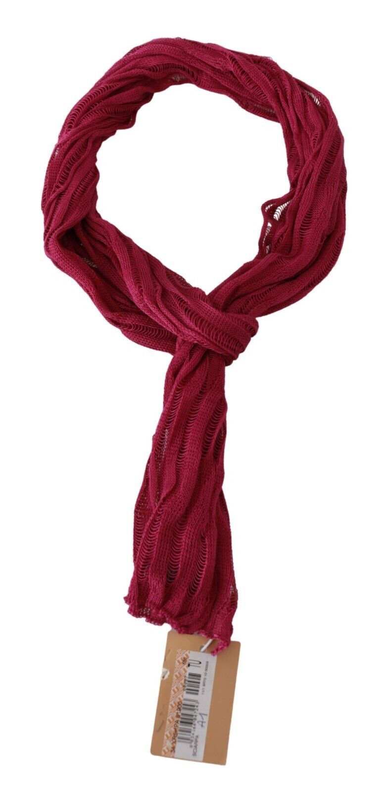 Foulard châle bordeaux John Galliano Élégance