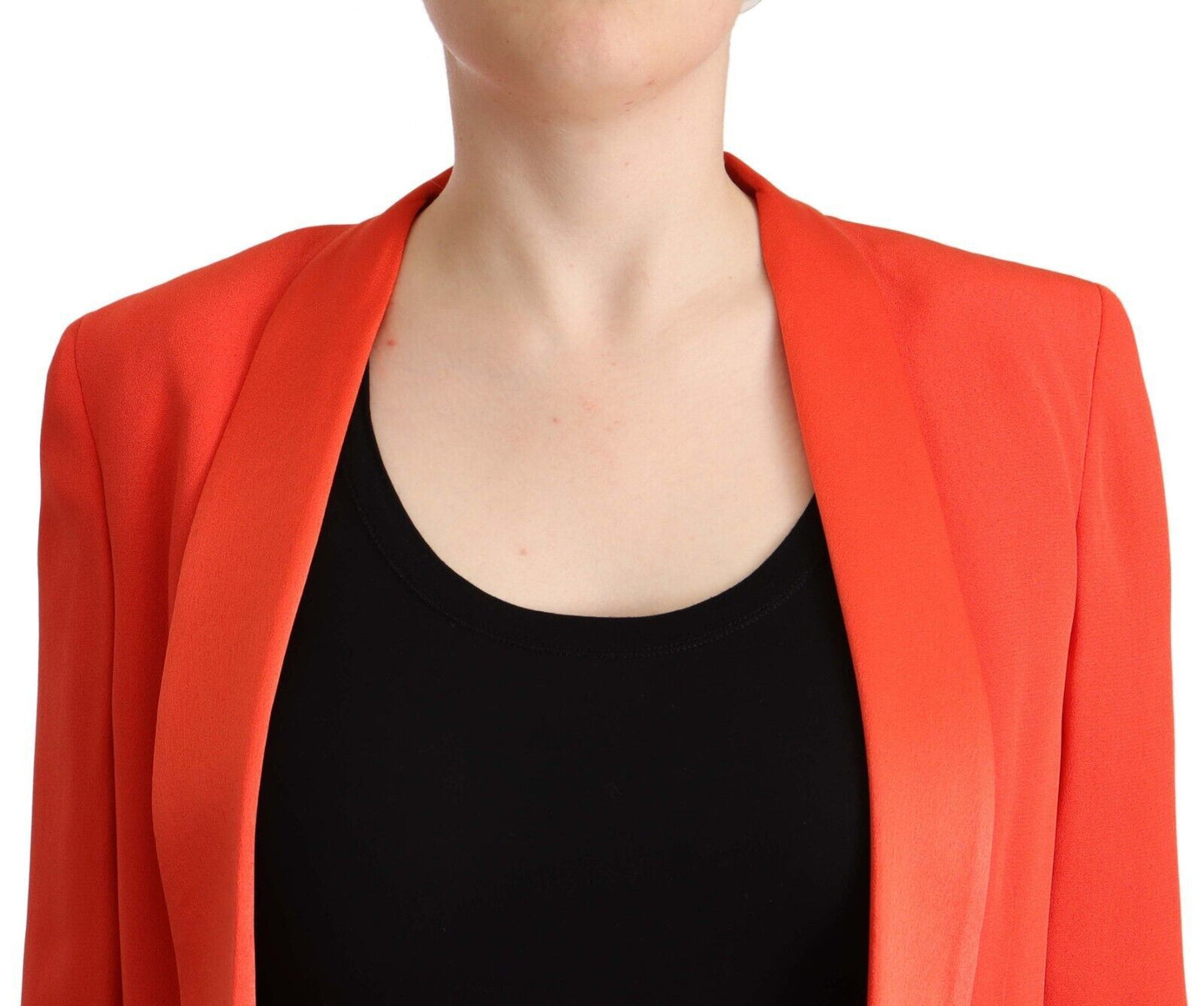 CO|TE Élégant manteau orange à manches longues