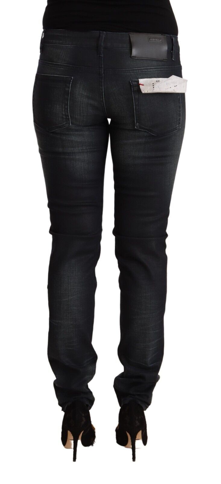Eight Sleek Jean slim noir délavé