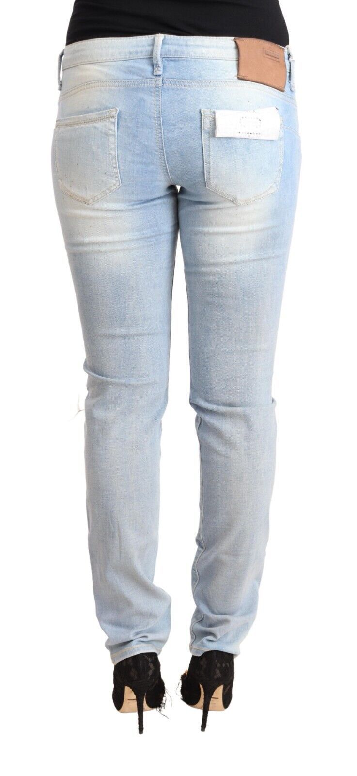 Jean skinny taille basse bleu clair Eight Chic