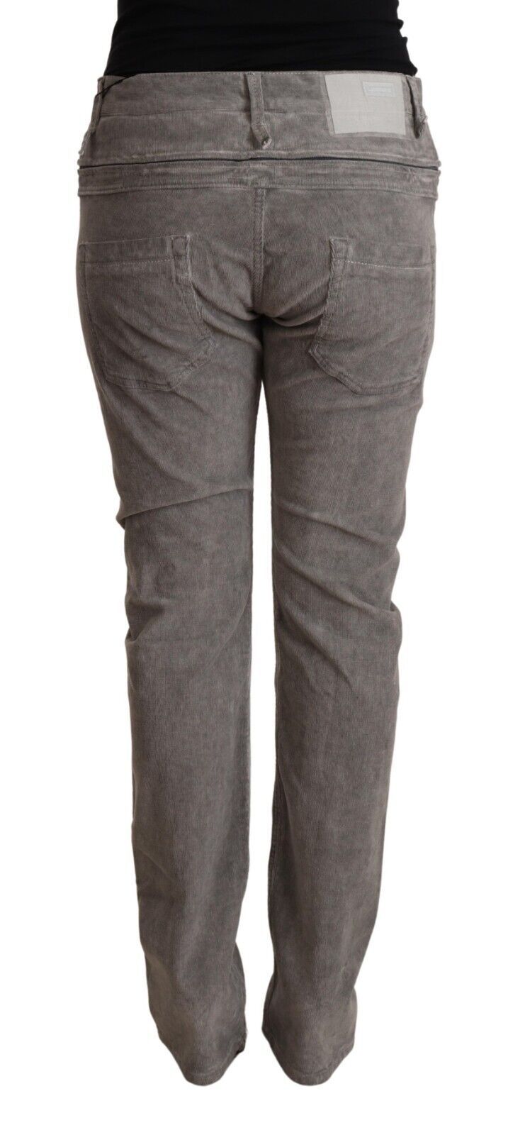 Jean coupe droite taille haute gris Eight Chic