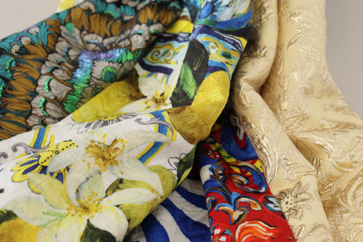Jupe longue taille haute Dolce & Gabbana à motifs siciliens