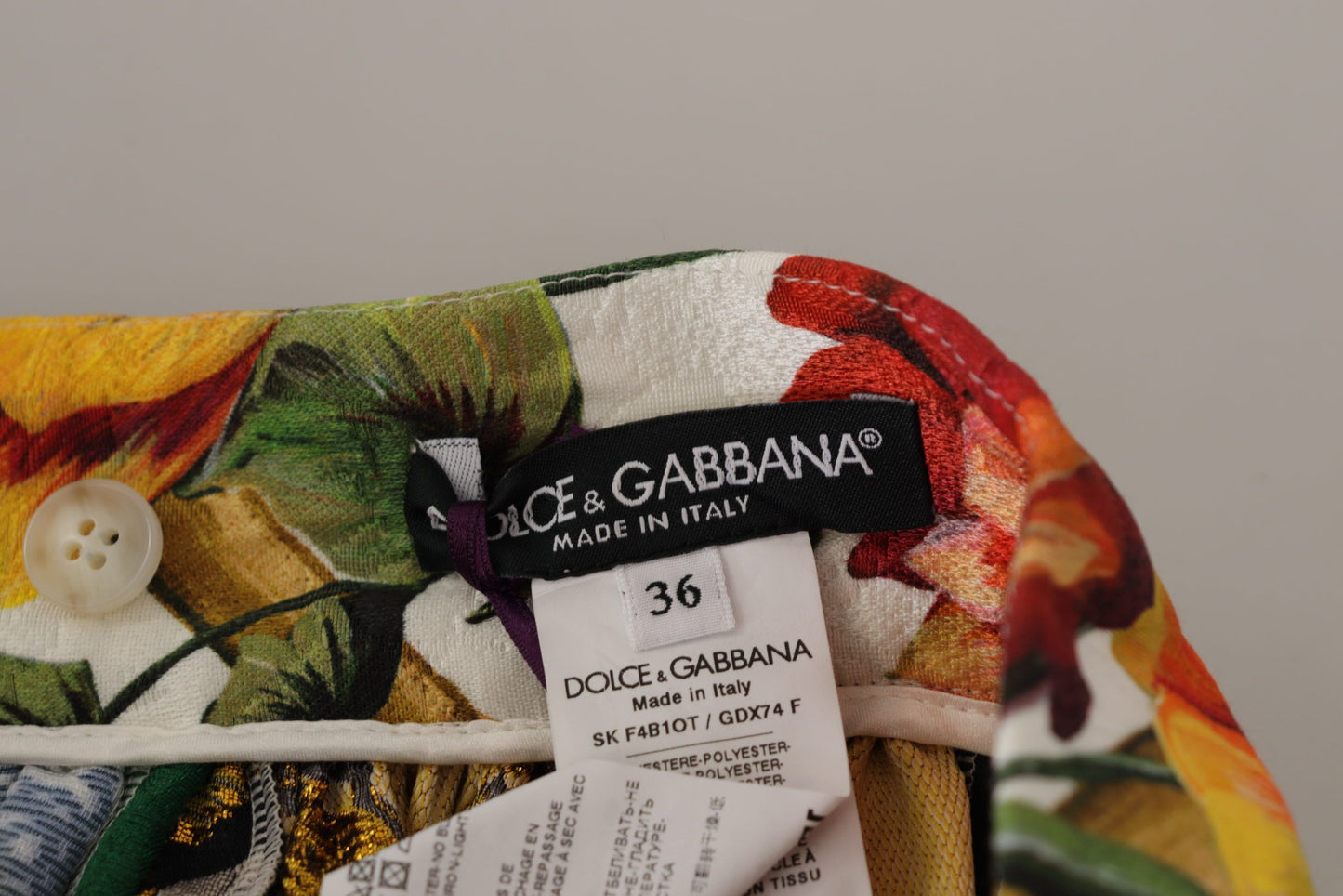 Jupe longue taille haute Dolce & Gabbana à motifs siciliens
