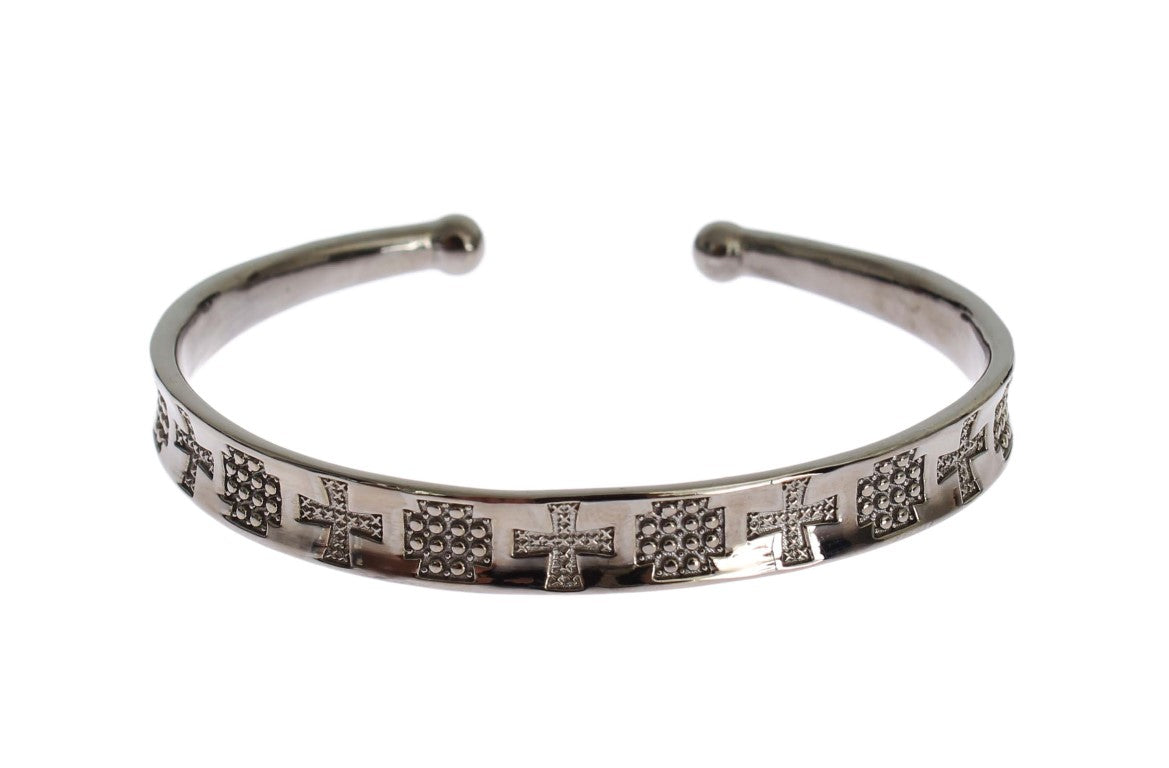 Bracelet élégant en argent rhodié Nialaya