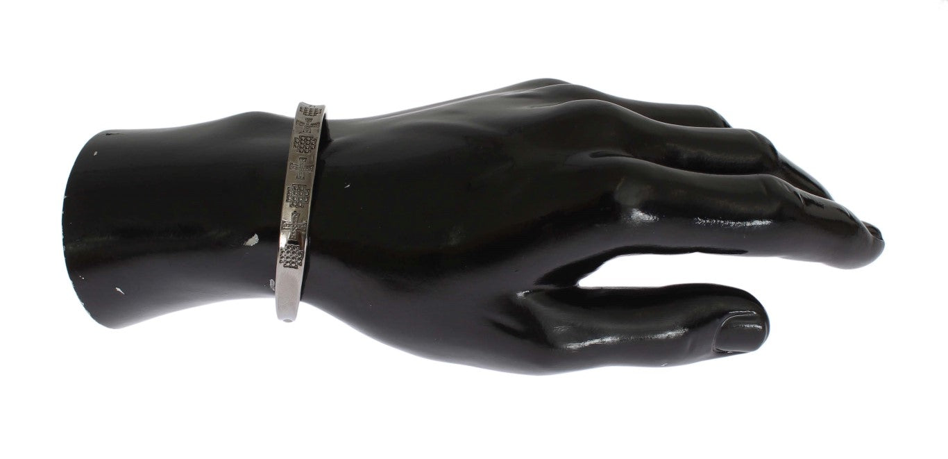 Bracelet élégant en argent rhodié Nialaya