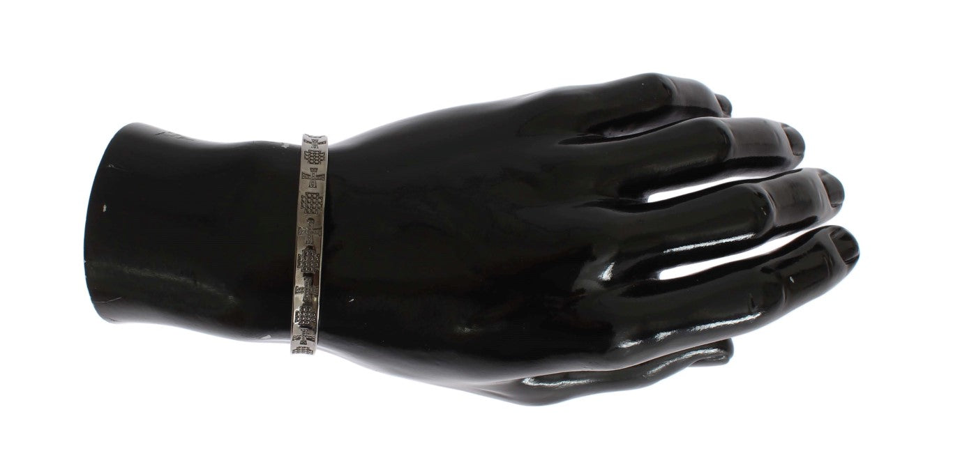 Bracelet élégant en argent rhodié Nialaya