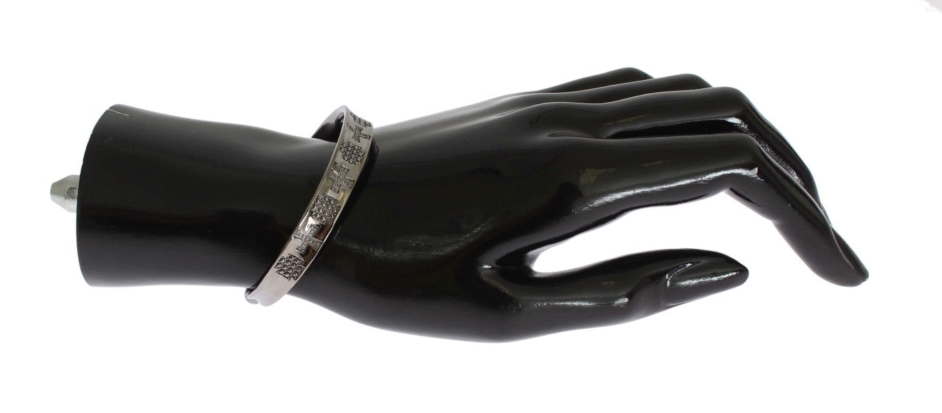 Bracelet élégant en argent rhodié Nialaya