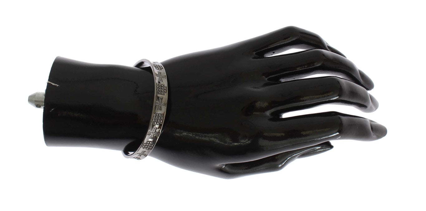 Bracelet élégant en argent rhodié Nialaya