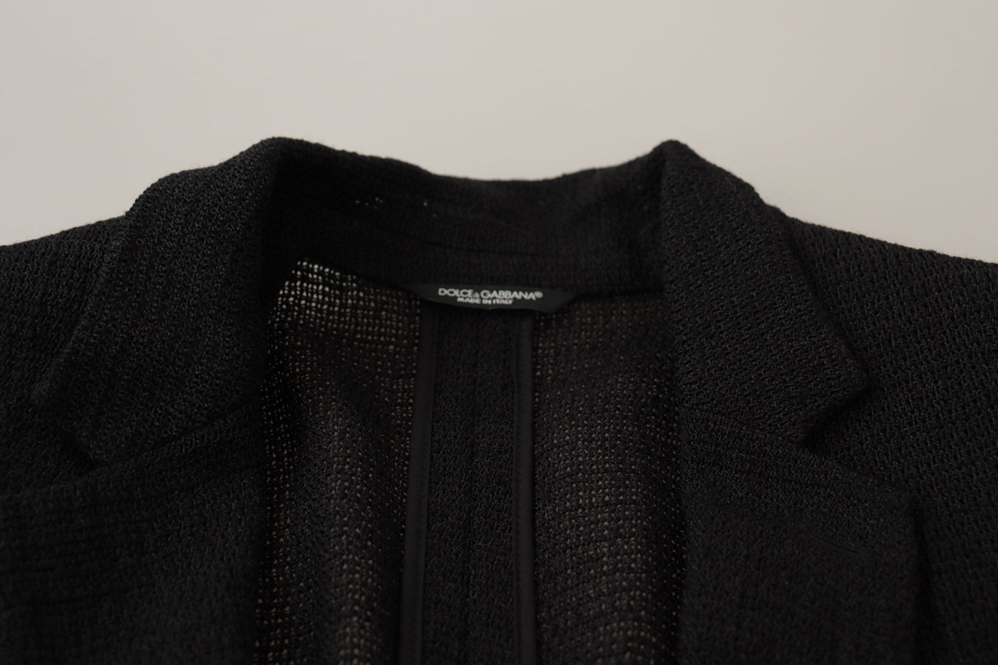 Blazer élégant en laine à boutonnage simple Dolce & Gabbana