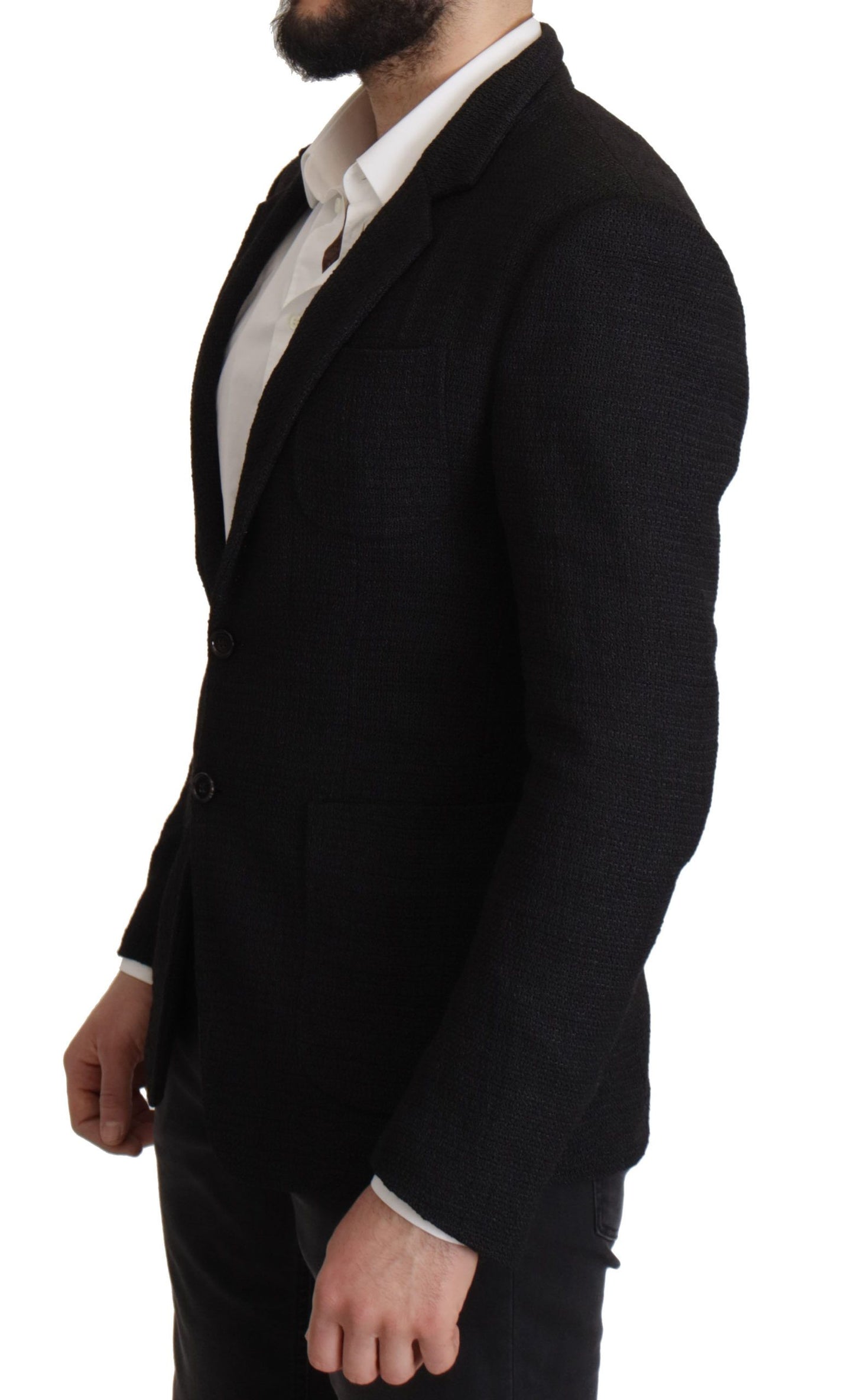 Blazer élégant en laine à boutonnage simple Dolce & Gabbana