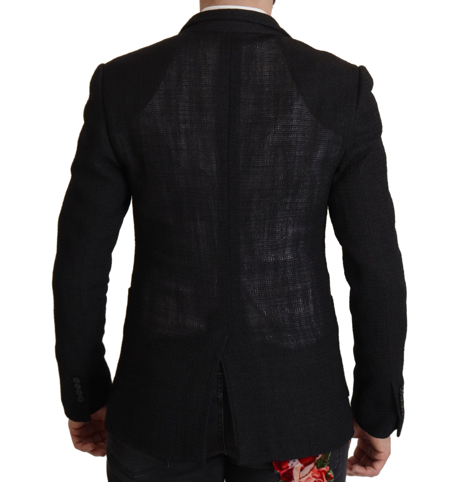Blazer élégant en laine à boutonnage simple Dolce & Gabbana
