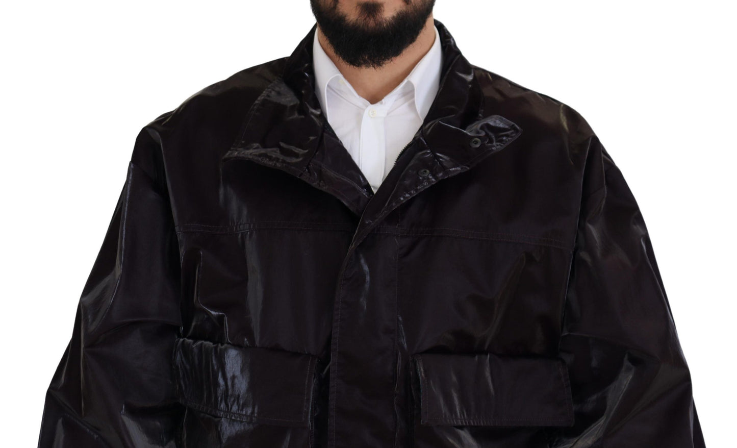 Dolce & Gabbana Élégante veste à col bordeaux