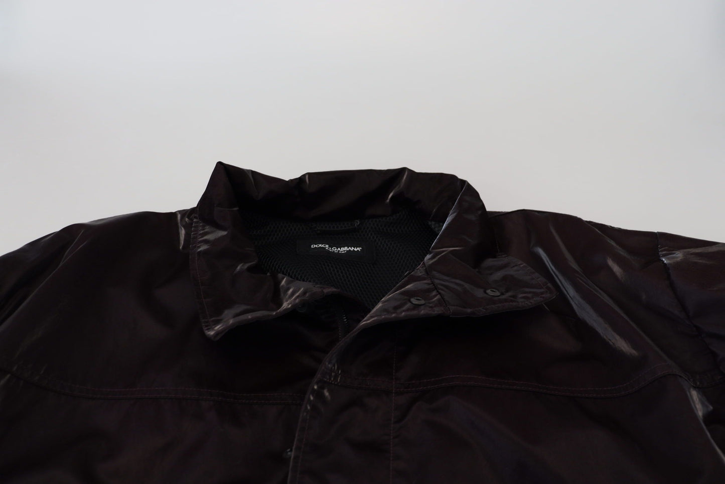 Dolce & Gabbana Élégante veste à col bordeaux