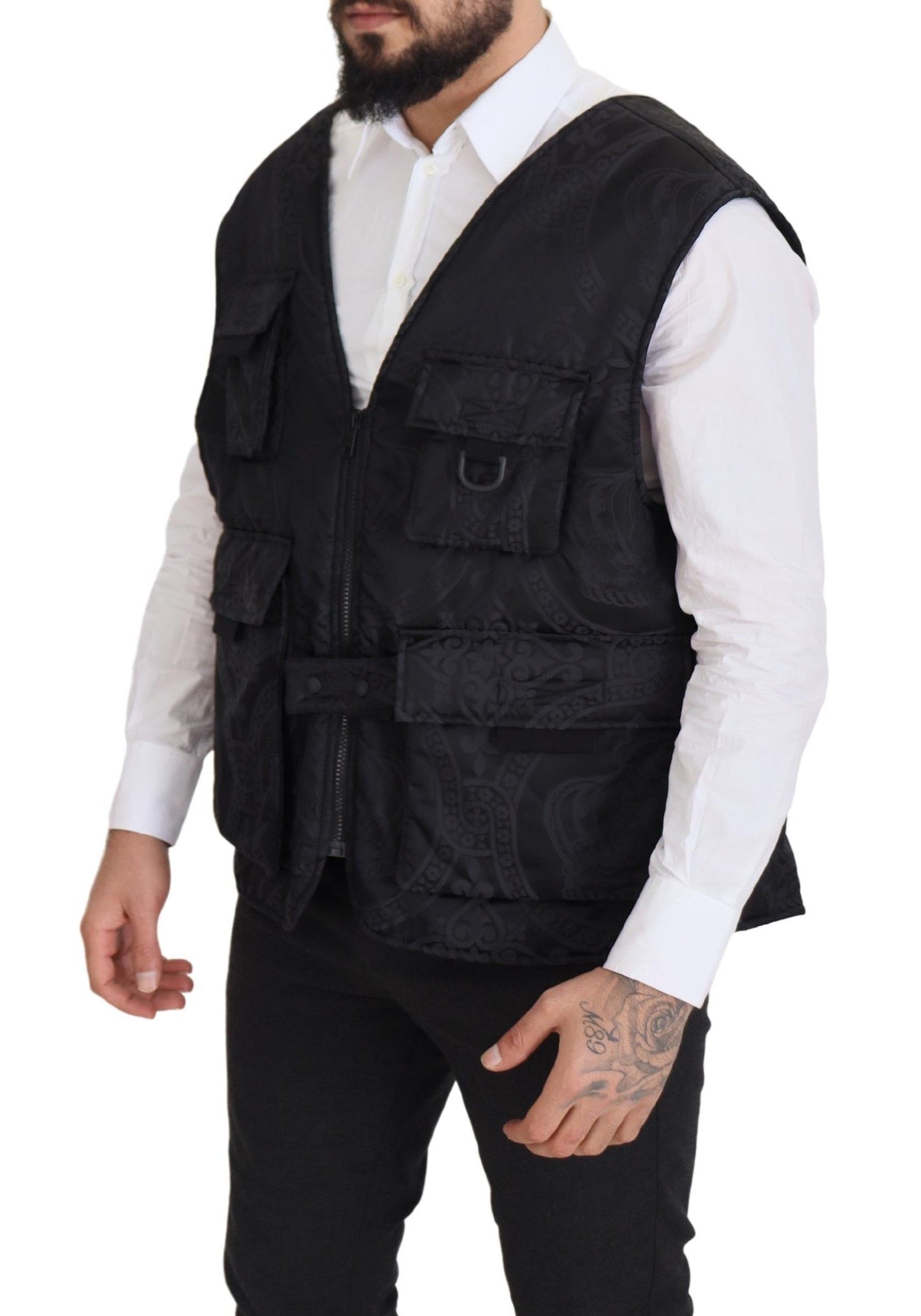 Dolce & Gabbana - Veste sans manches élégante en noir