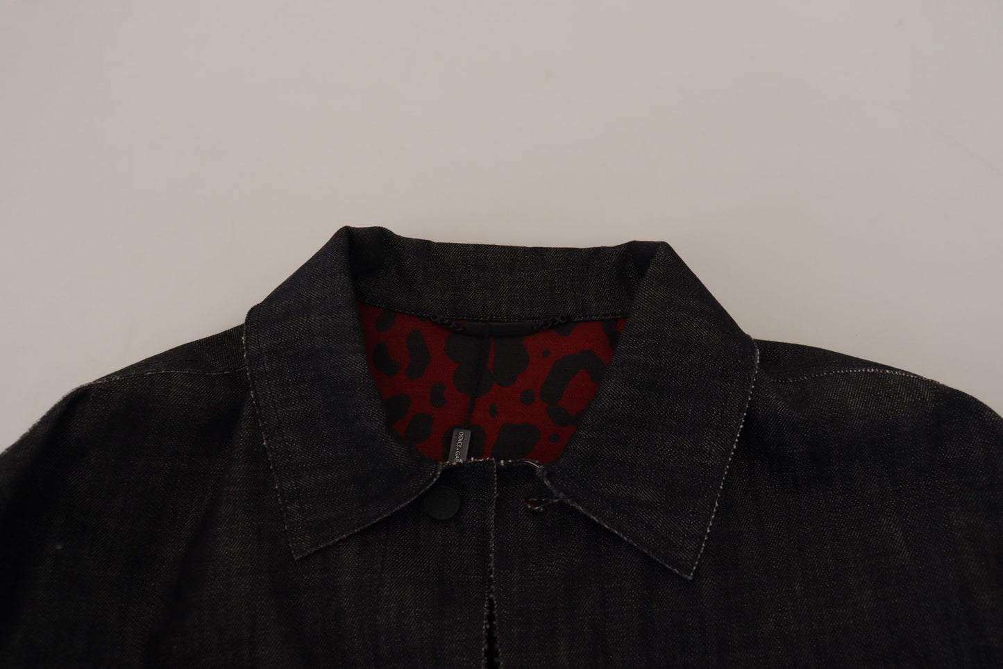 Veste en jean noire élégante Dolce & Gabbana