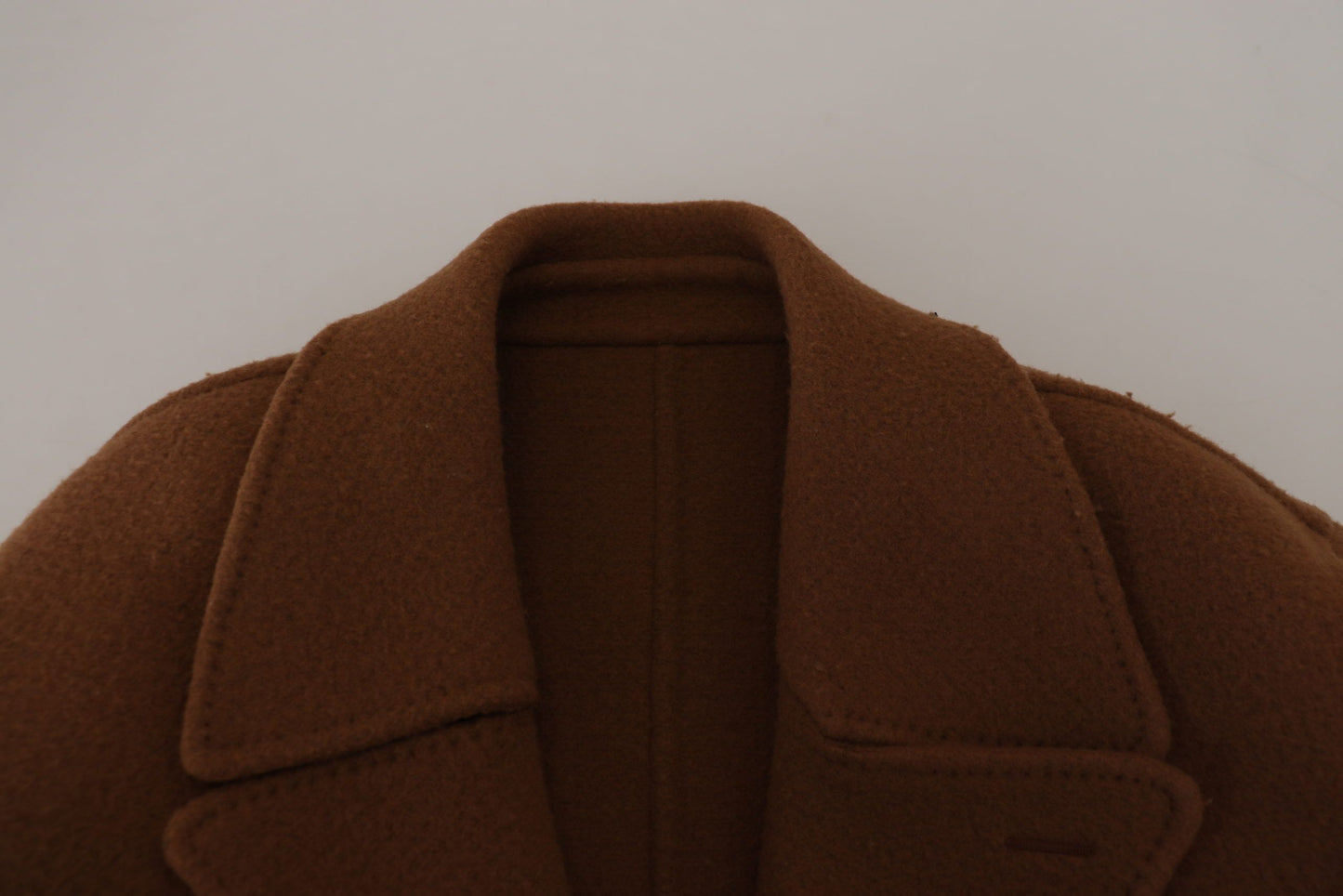 Veste croisée marron élégante Dolce & Gabbana