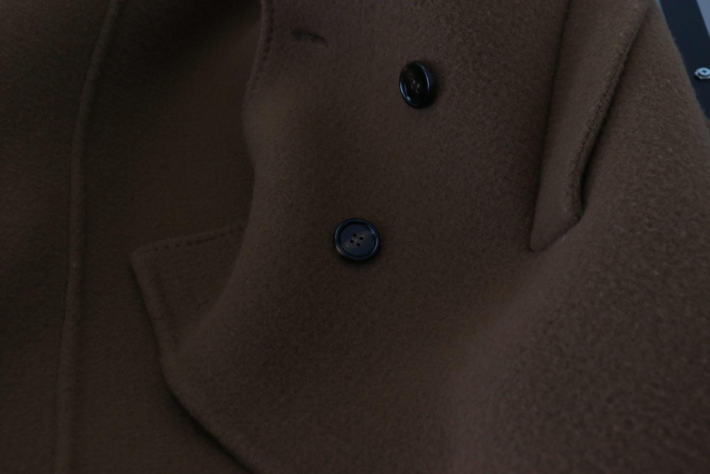 Veste croisée marron élégante Dolce & Gabbana