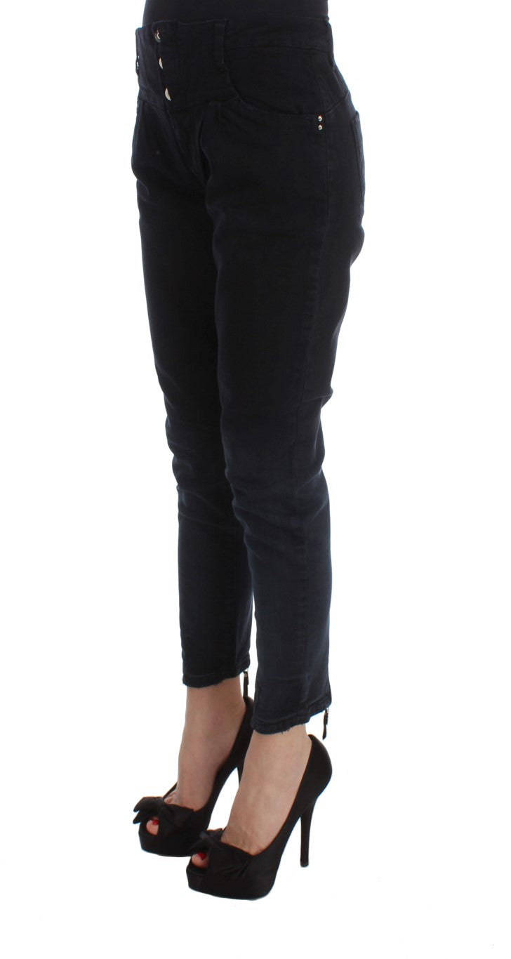 Jean slim noir élégant en denim Costume National