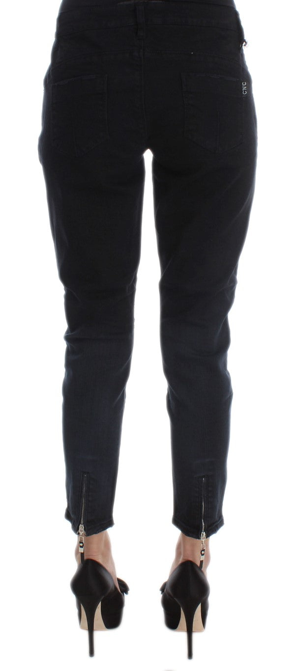 Jean slim noir élégant en denim Costume National