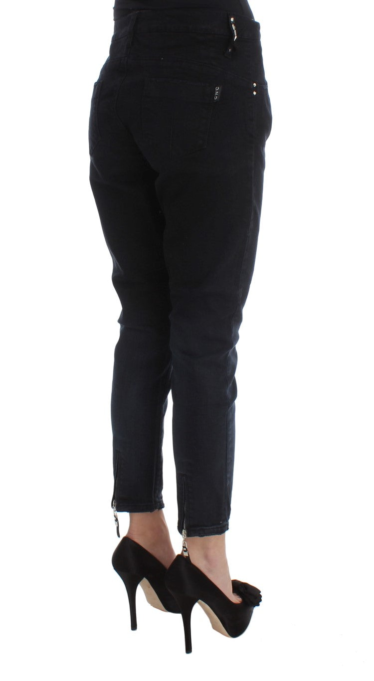 Jean slim noir élégant en denim Costume National