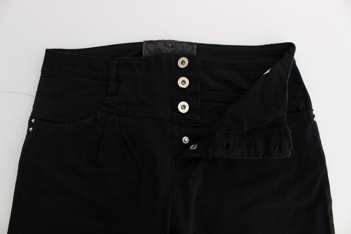Jean slim noir élégant en denim Costume National