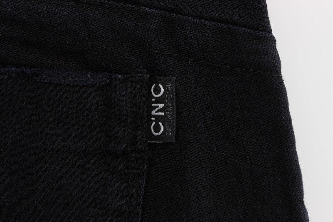 Jean slim noir élégant en denim Costume National