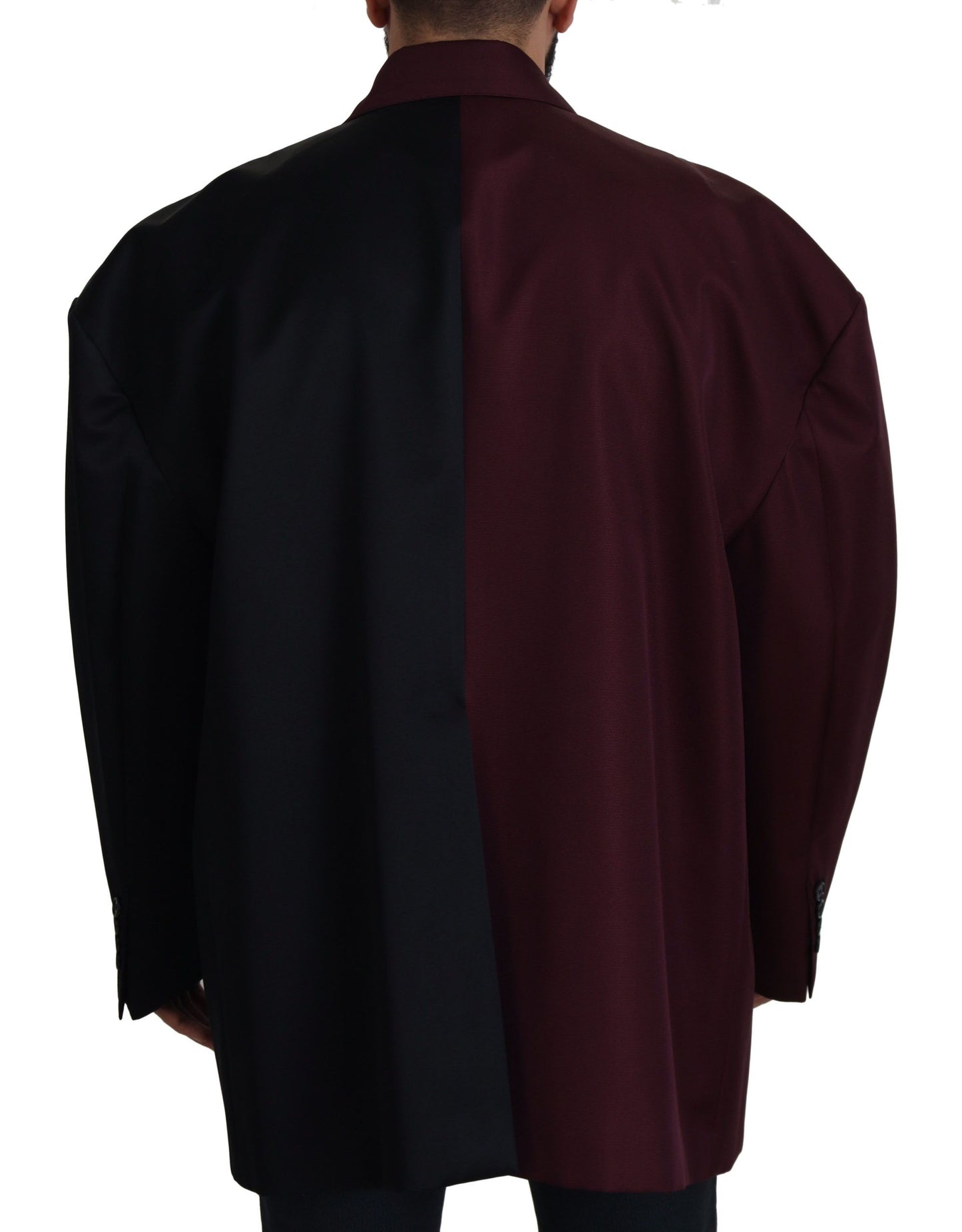 Veste croisée bordeaux élégante Dolce & Gabbana