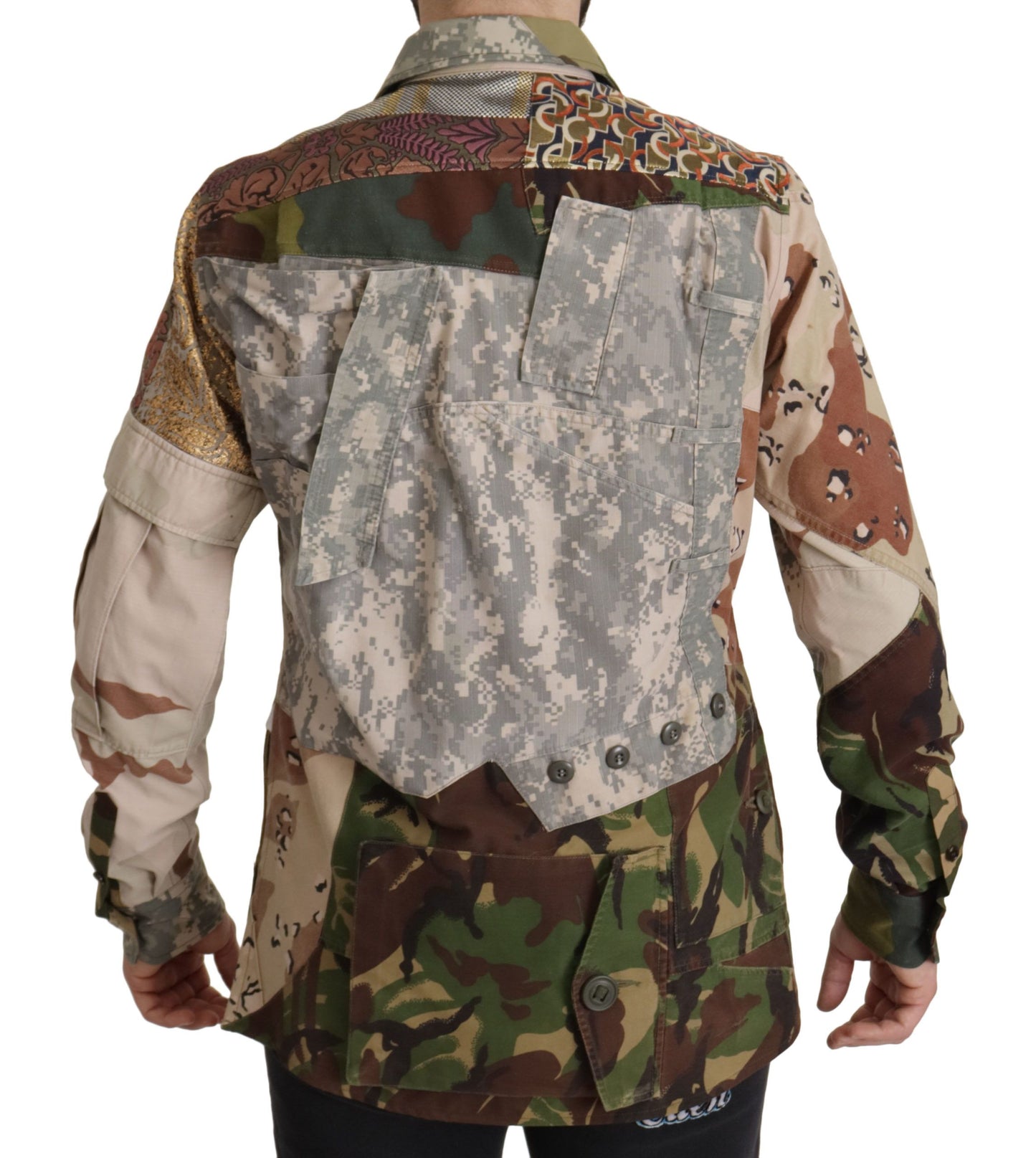Chemise décontractée camouflage patchwork Dolce & Gabbana