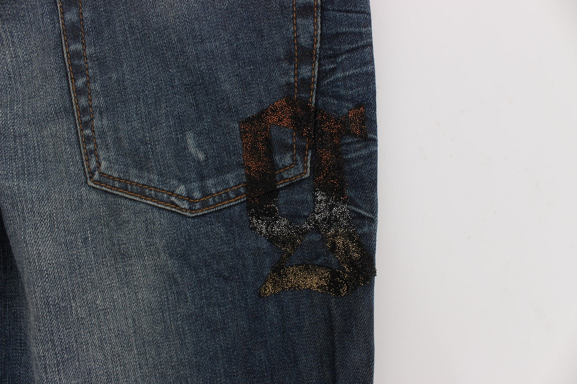 Jean slim bleu chic John Galliano