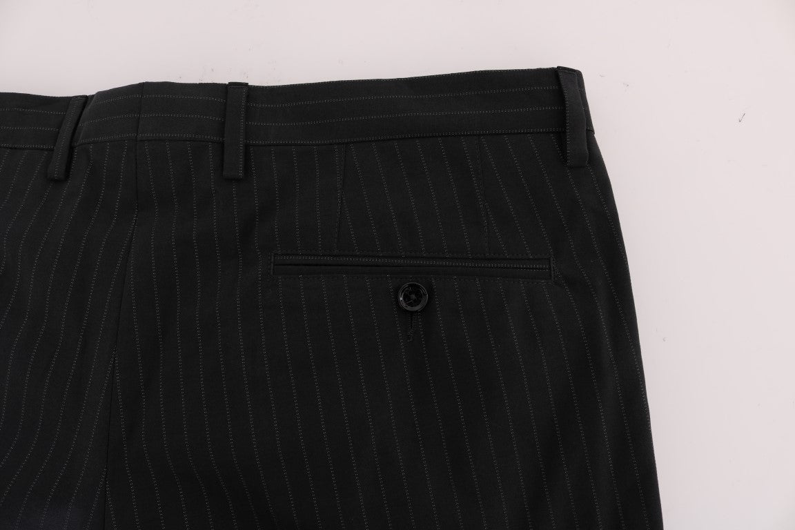 Pantalon habillé droit à rayures élégant Dolce & Gabbana