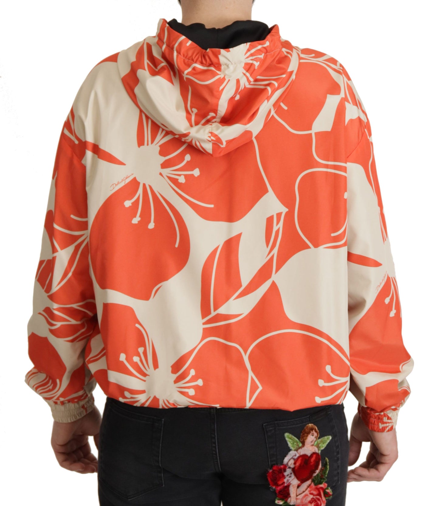 Dolce & Gabbana Multicolor Floral Hooded Pullover Sweater by Dolce & Gabbana