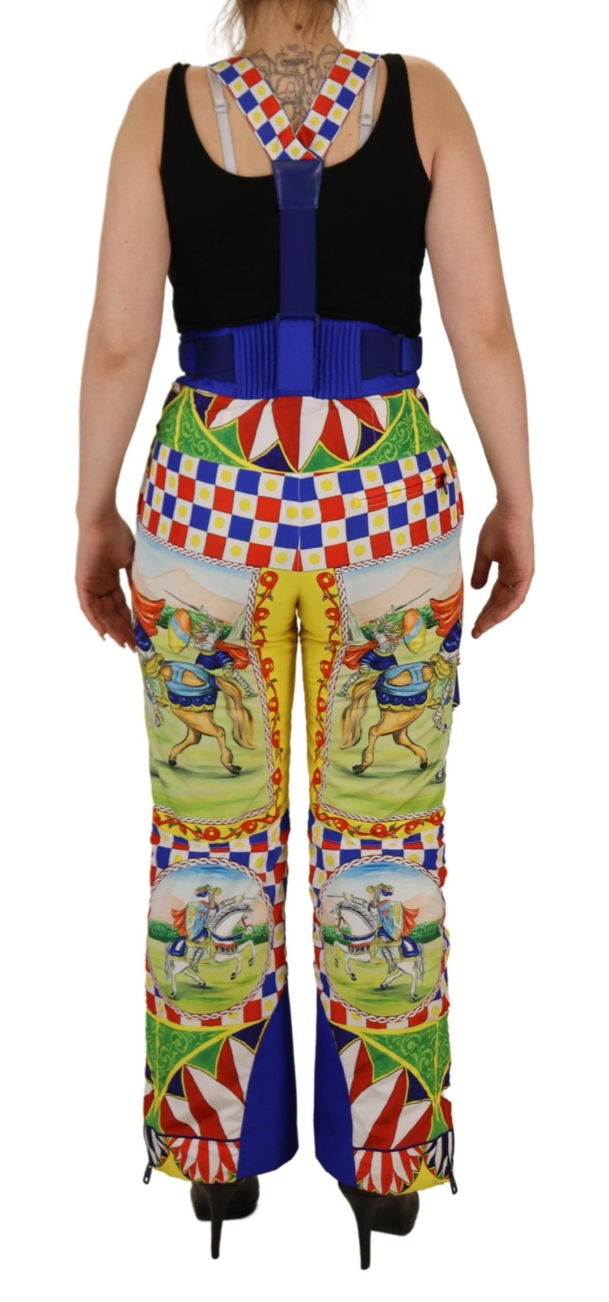 Dolce & Gabbana Multicolor Printed Snow Trouser Pants by Dolce & Gabbana