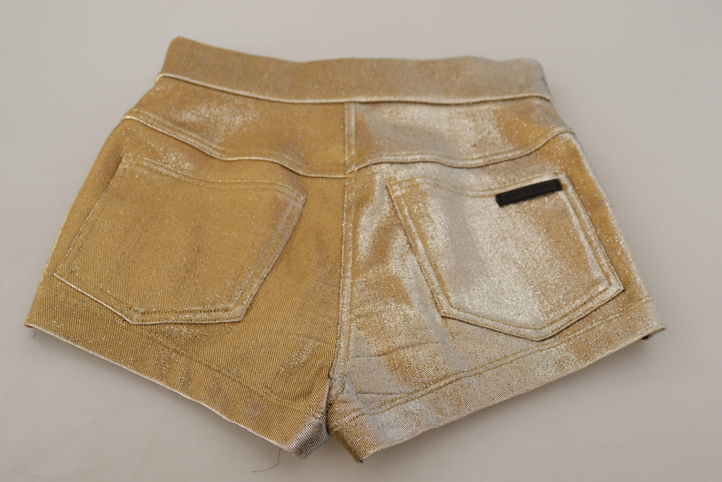 Short taille haute doré Dolce & Gabbana