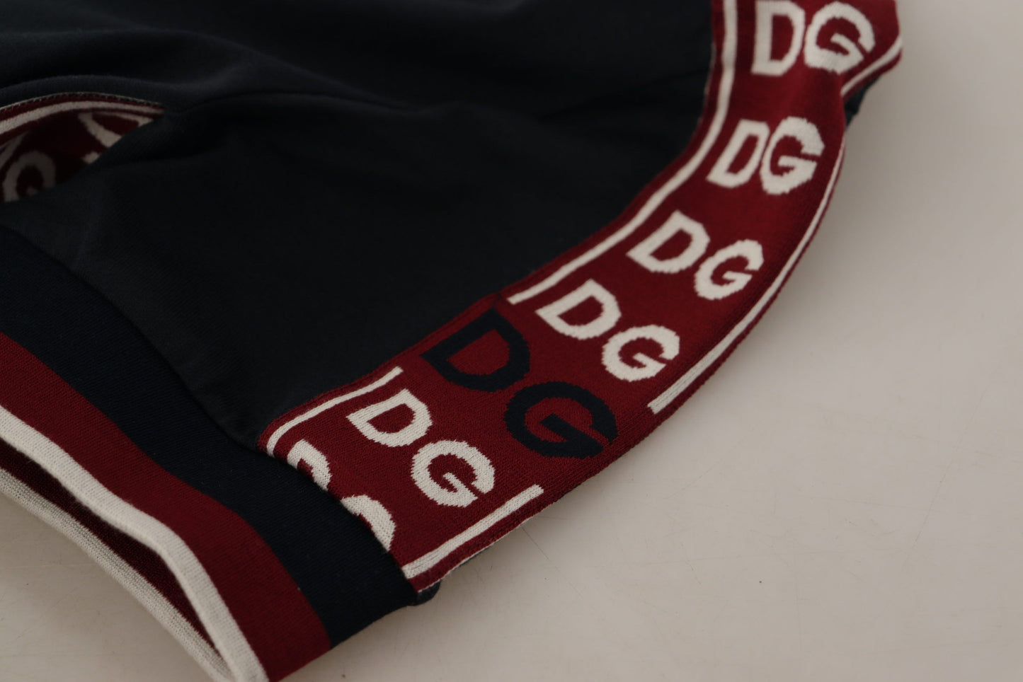 T-shirt élégant en coton noir à col roulé Dolce & Gabbana