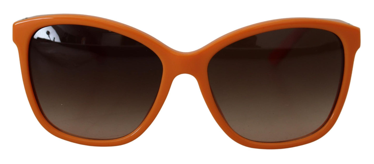 Lunettes de soleil rondes orange chic Dolce & Gabbana pour femme