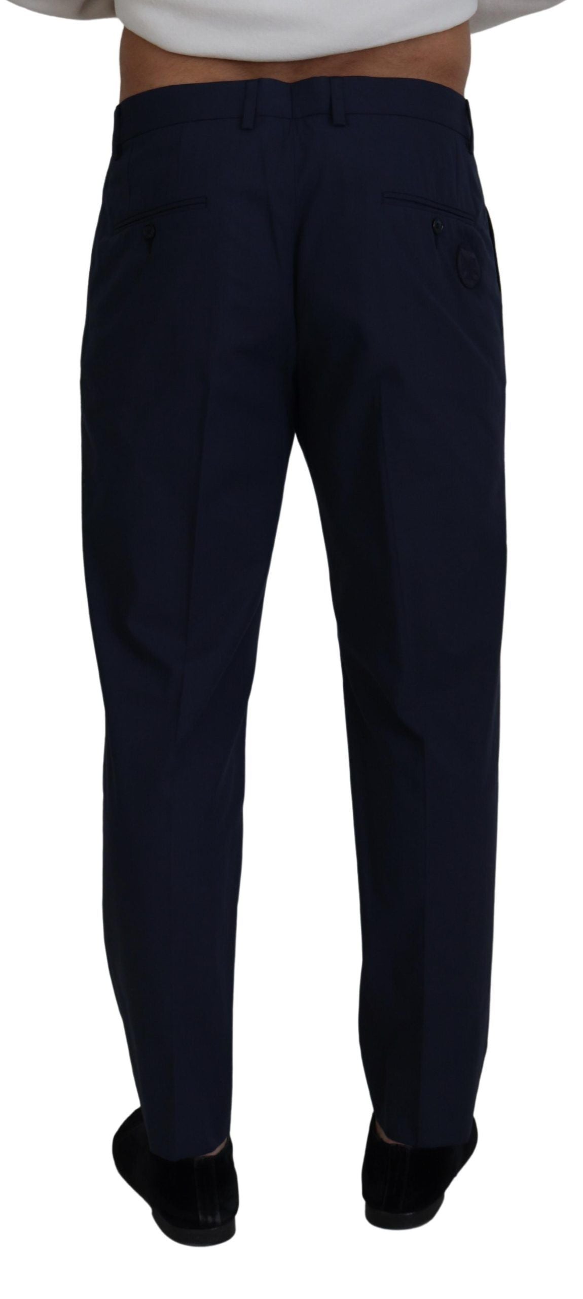 Pantalon chino slim Dolce & Gabbana Chic en bleu