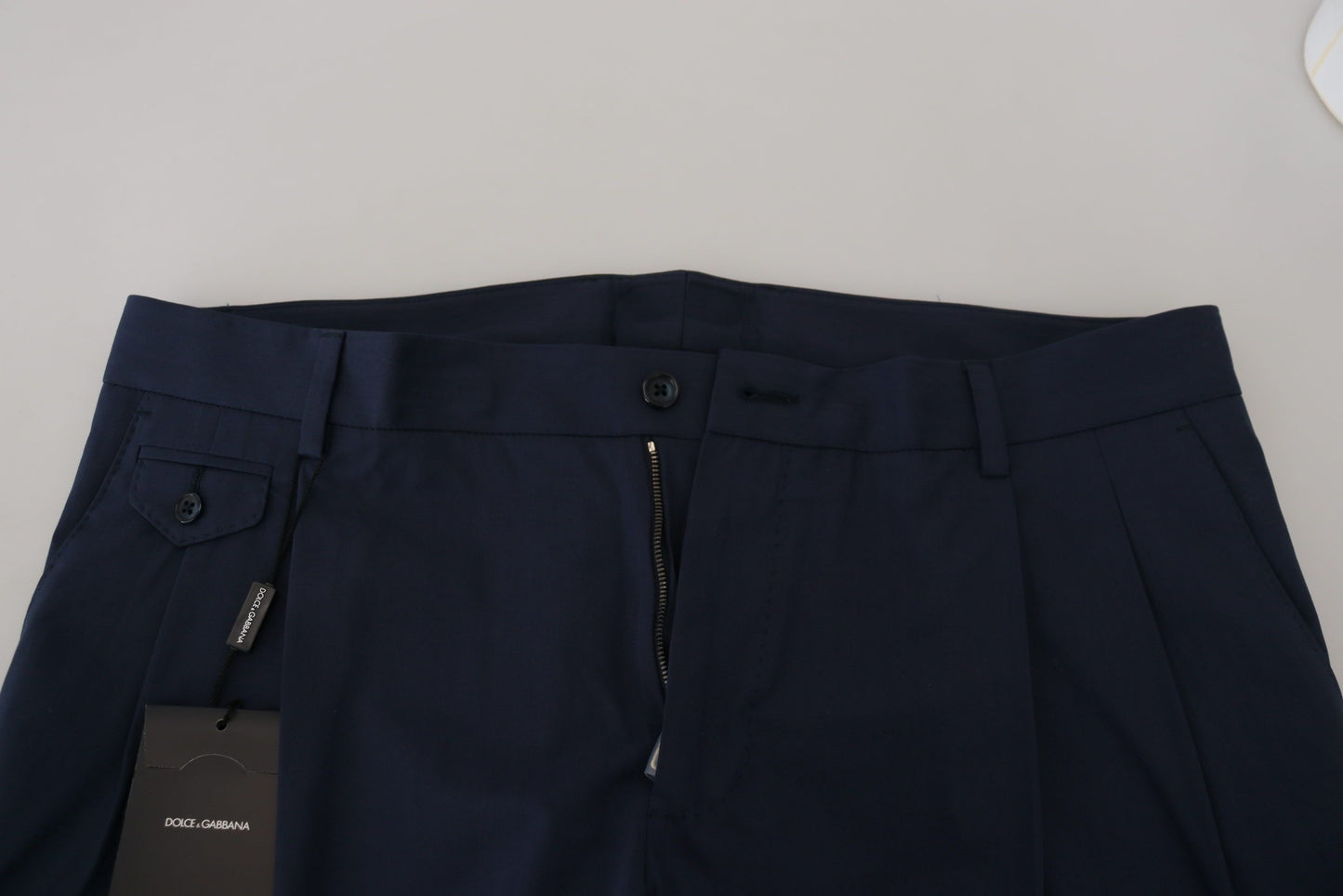 Pantalon chino slim Dolce & Gabbana Chic en bleu