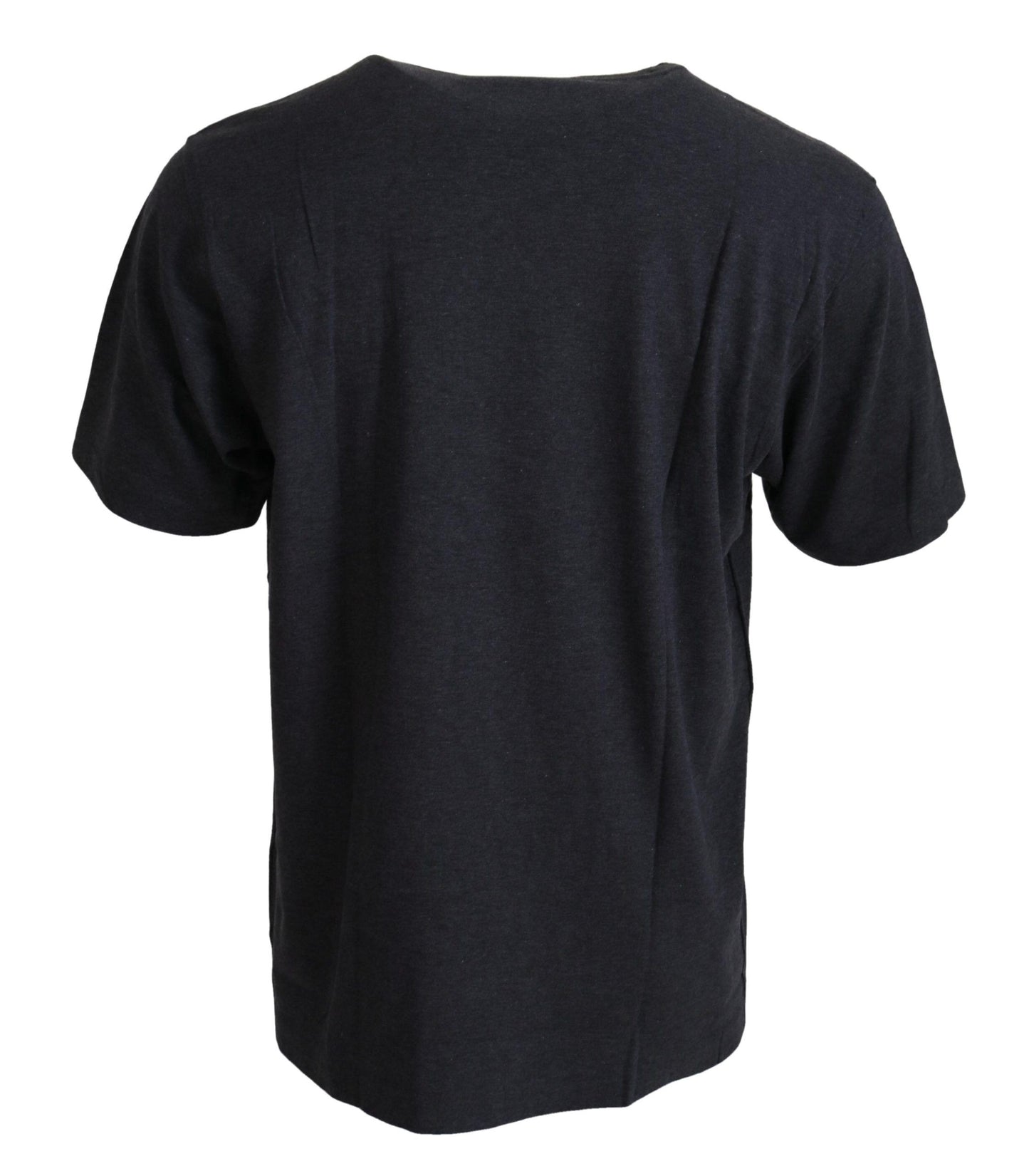 T-shirt ras du cou élégant à motif gris Dolce & Gabbana