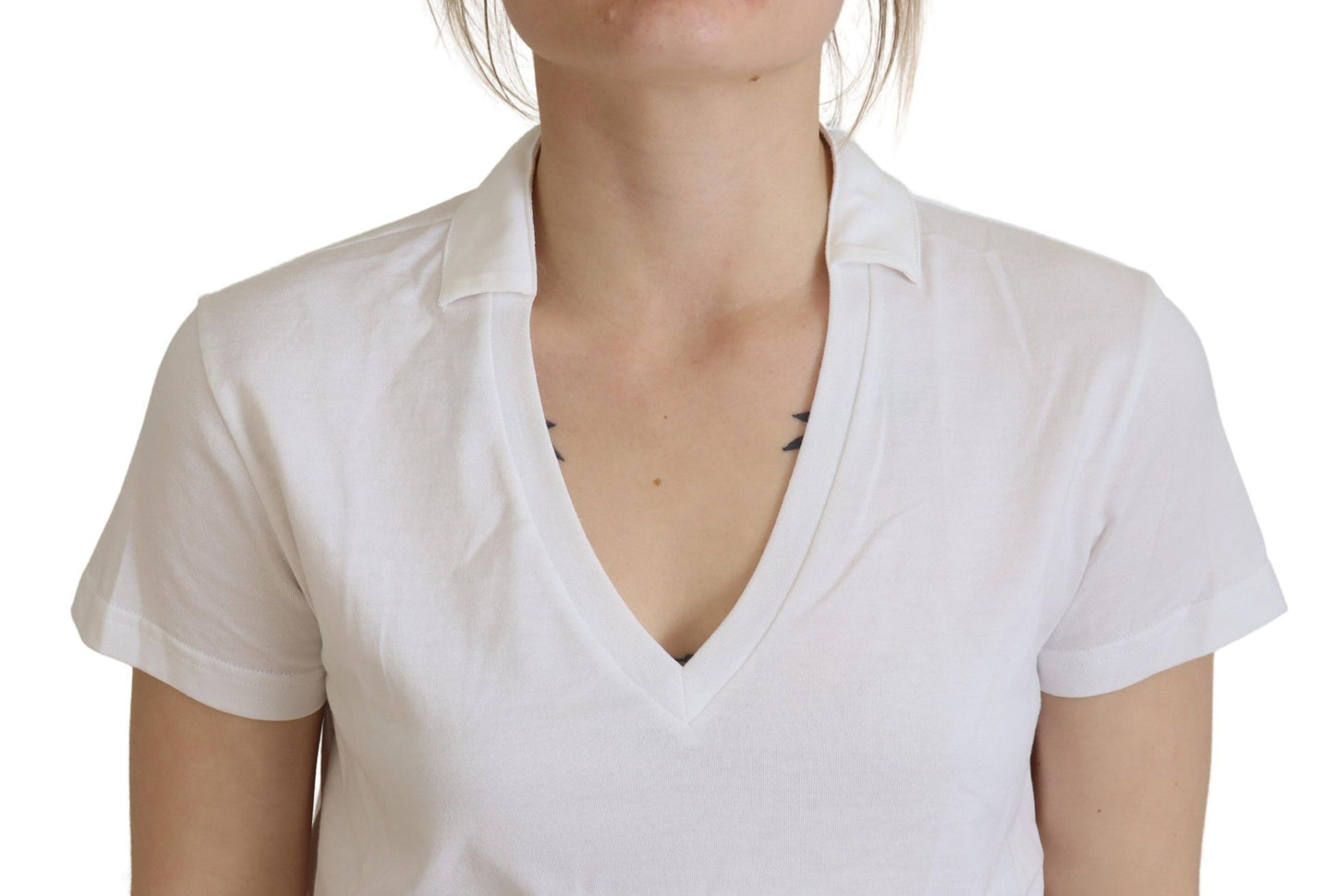 T-shirt élégant en coton blanc Dolce & Gabbana