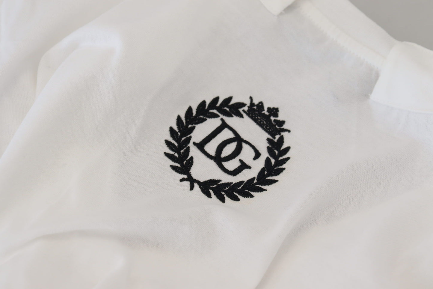 T-shirt élégant en coton blanc Dolce & Gabbana