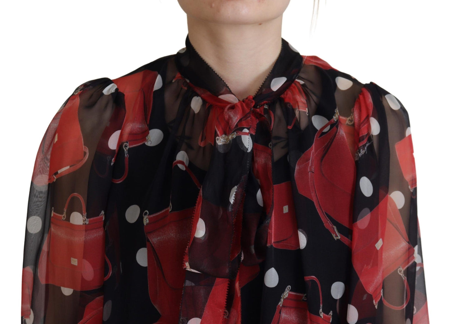 Chemisier en soie imprimé sicilien Dolce & Gabbana - Luxueux et chic
