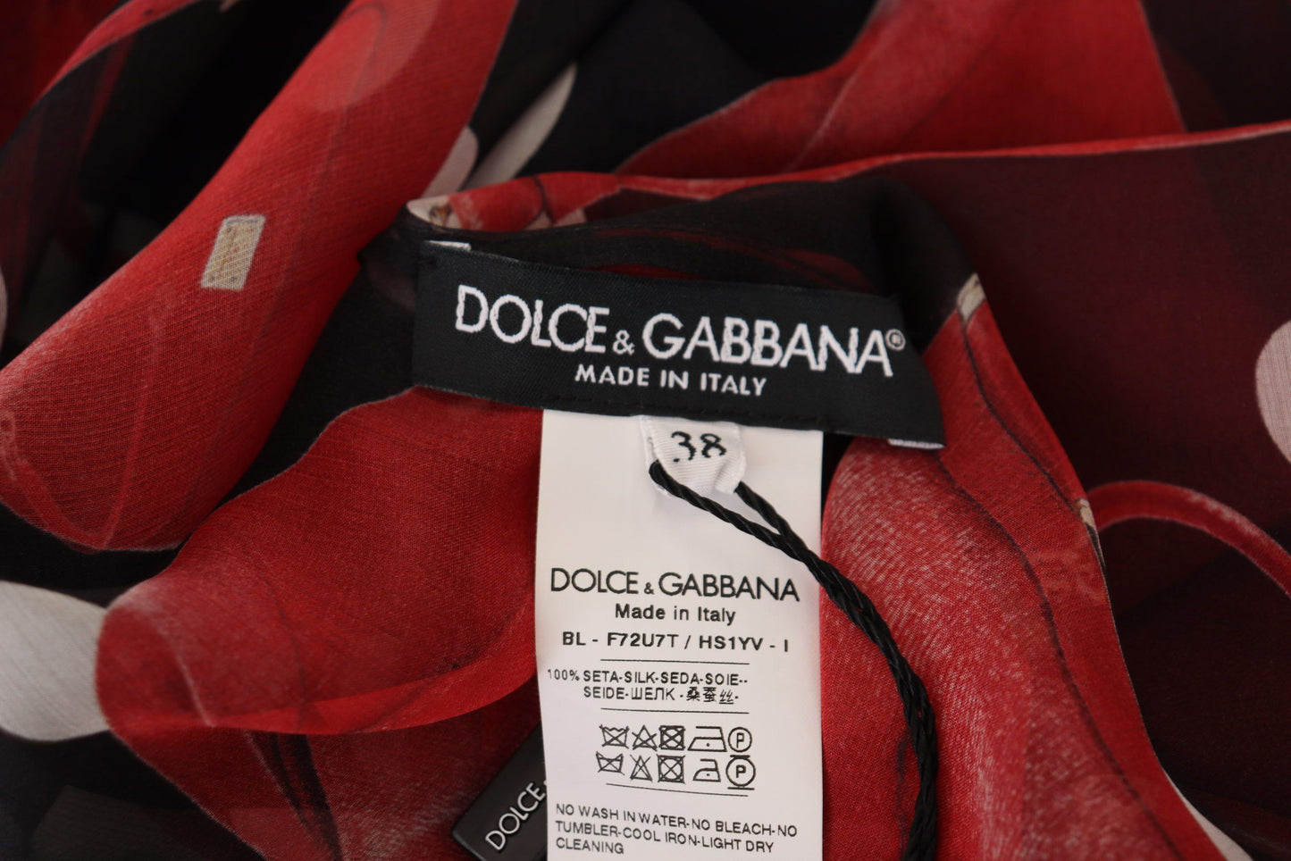 Chemisier en soie imprimé sicilien Dolce & Gabbana - Luxueux et chic