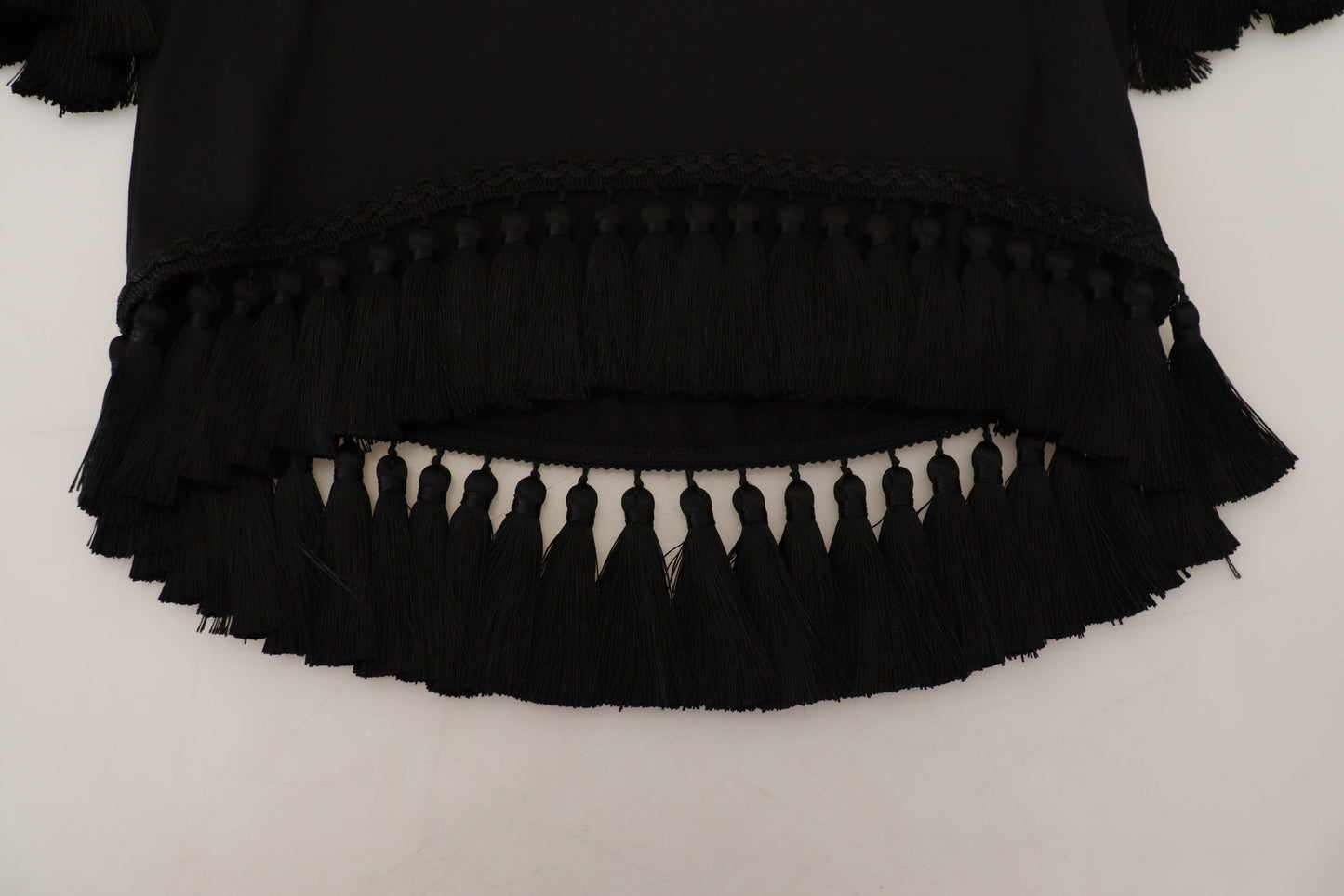 T-shirt à manches courtes en coton noir élégant Dolce & Gabbana