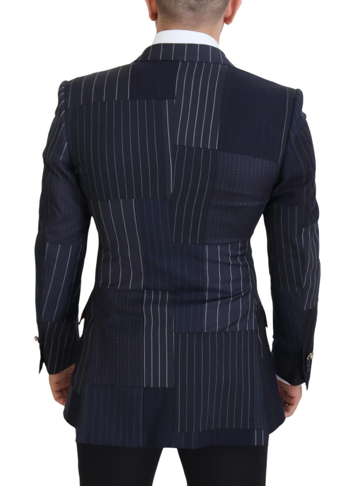 Blazer slim croisé bleu marine Dolce & Gabbana